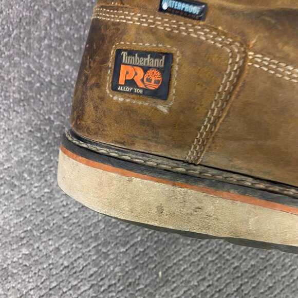 Timberland PRO Men's Alloy Toe Gridworks Waterproof 8" Work Boots Size 11W - Picture 4 of 16